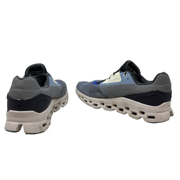 On Running Cloudstratus Sneakers Textile Swiss Engineering Blue Mens Size 9.5 - Picture 6 of 12